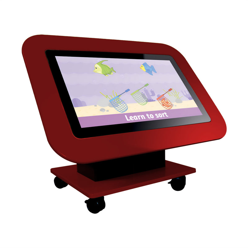 image of 32 inch ruby burgundy g-touch table