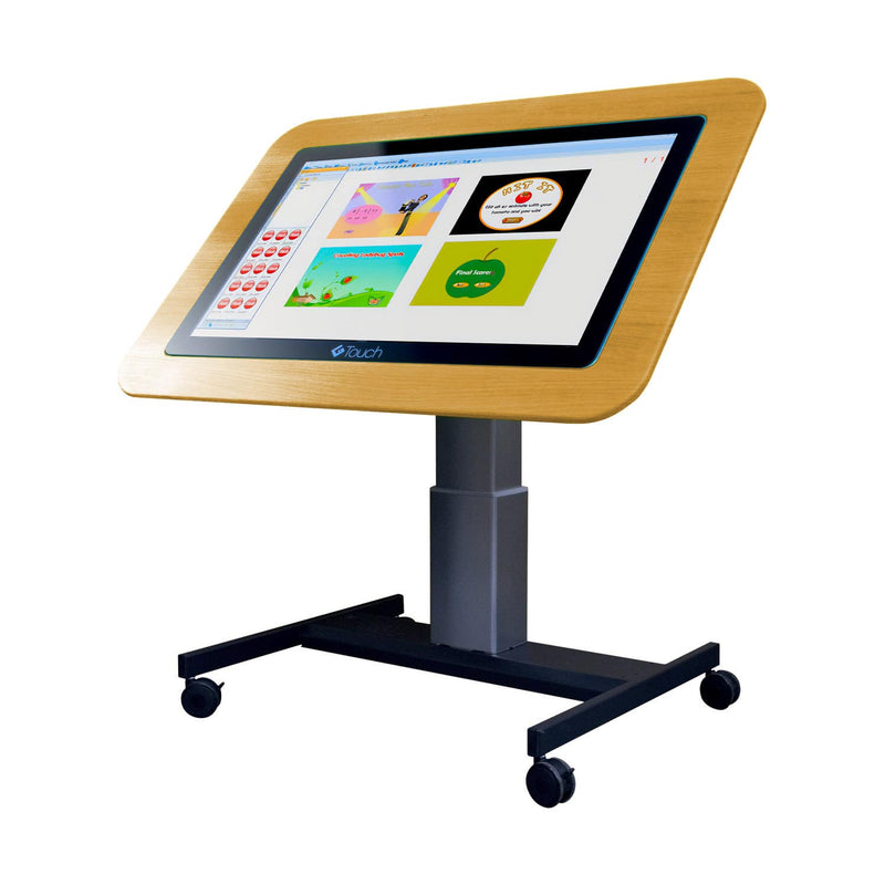 image of 43 inch high-low beech g-touch table